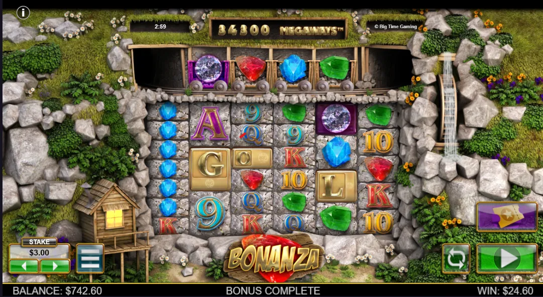 Bonanza Slot by Big Time Gaming